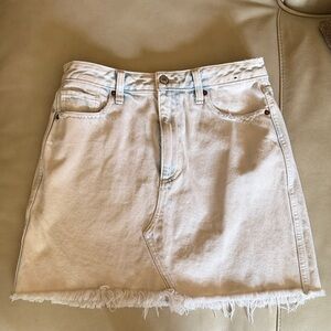 Abercrombie & Fitch Frayed Mini Skirt